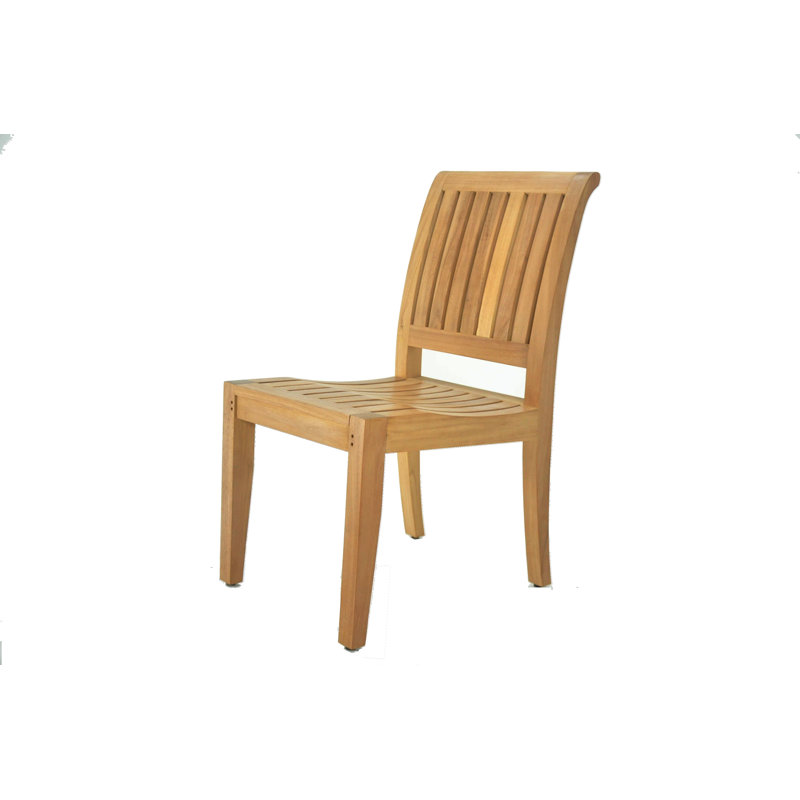 Lagos Outdoor Teak Dining Side Chair
