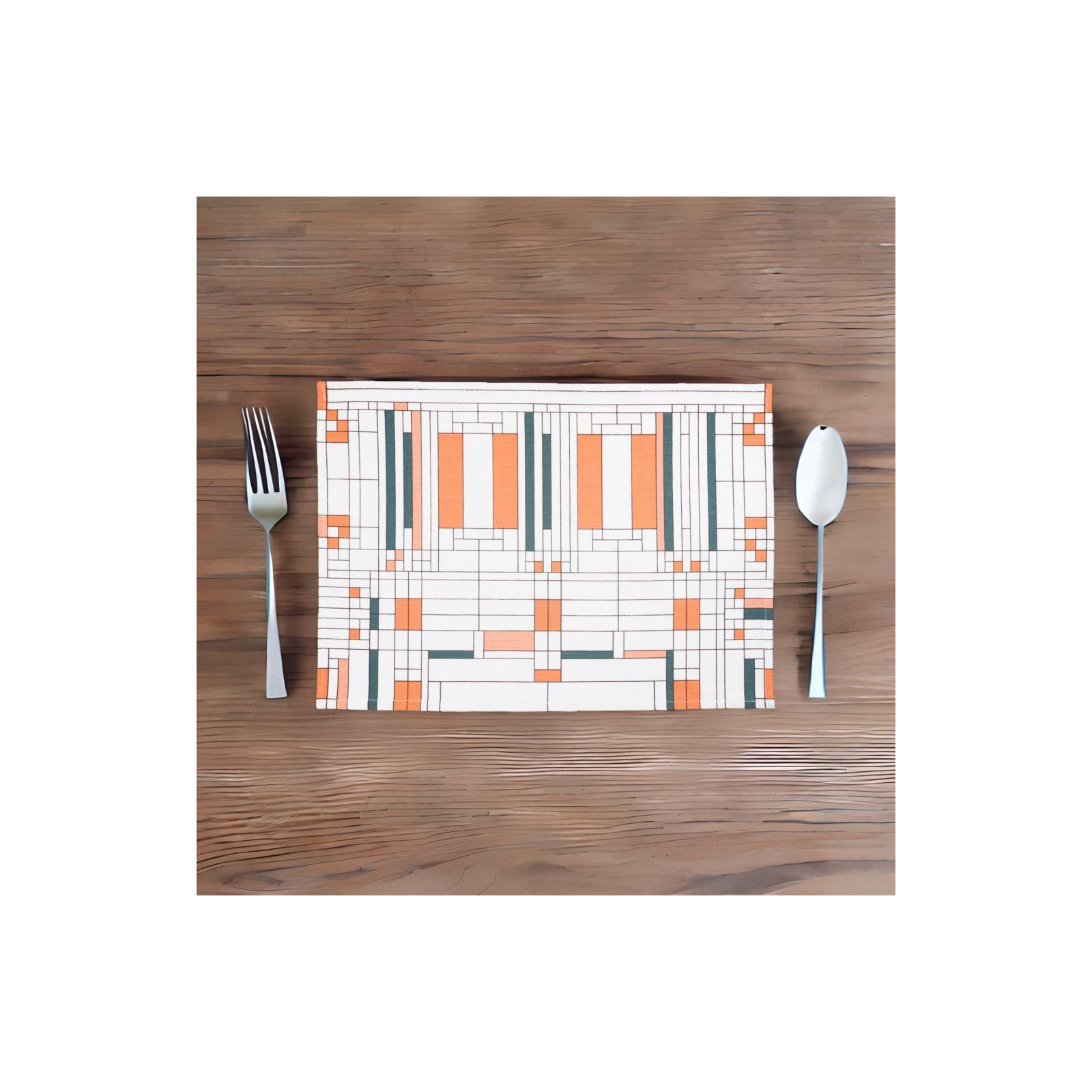 Oak Park Printed 17" Cotton Placemat
