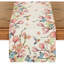 Chemin de table - Multicolore - Chemin de table 13 x 72 pouces à fleurs, oiseaux et papillons
