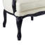 Fauteuil à oreilles rembourré Sabba