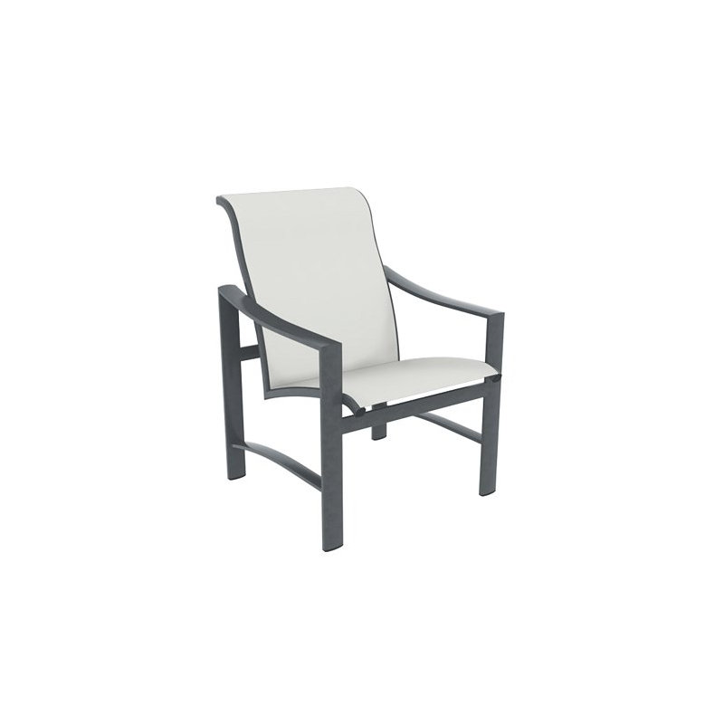 Kenzo Outdoor Dining Armchair, Bogota, Graphite
