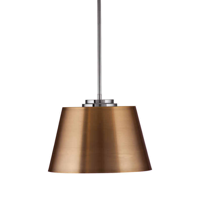Luminaire suspendu tambour simple à 1 lumière Ludlow