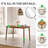 Drea Solid Wood 4 or 6 Seater Dining Table - Traditional Rustic Farmhouse Kitchen Style-150693335-168228911