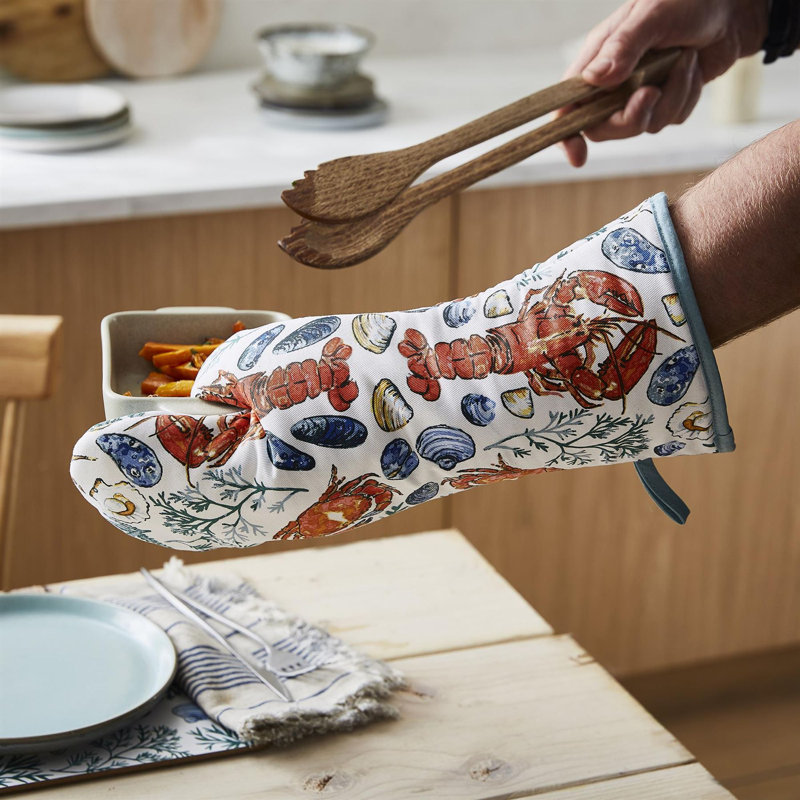 Ulster Weavers Shellfish Animal Print 100% Cotton Oven Glove