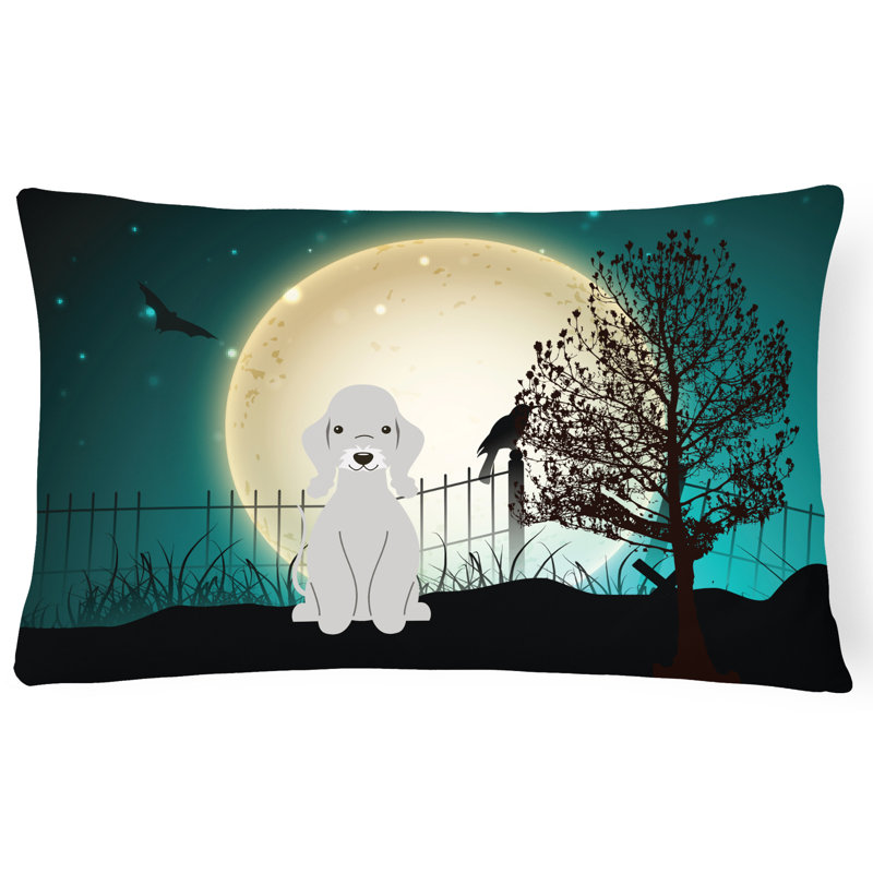 Coussin lombaire intérieur / extérieur Halloween, Bleu