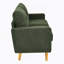 Canapé capitonné 67,7 po de largeur Mid-Century avec pieds en bois-1195141569