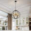 6 L Industrial Chandelier Lamp Globe Pendant Lights