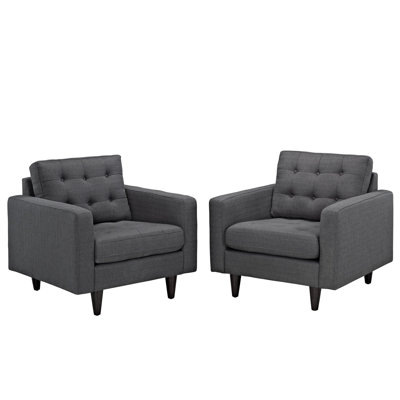Fauteuils capitonnés Modway Empress