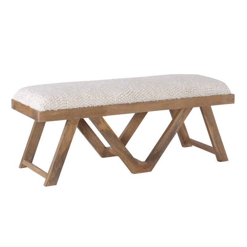 Felicity Loachapoka Upholstered Bench, Brown