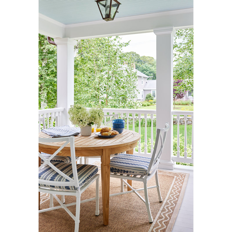 Erin Gates by Momeni Saybrook Ripple Natural Area Rug, Rectangle 6'6" x 9'