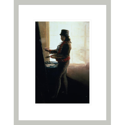 Self Portrait in the Studio by Francisco de Goya -Framed Giclee Print