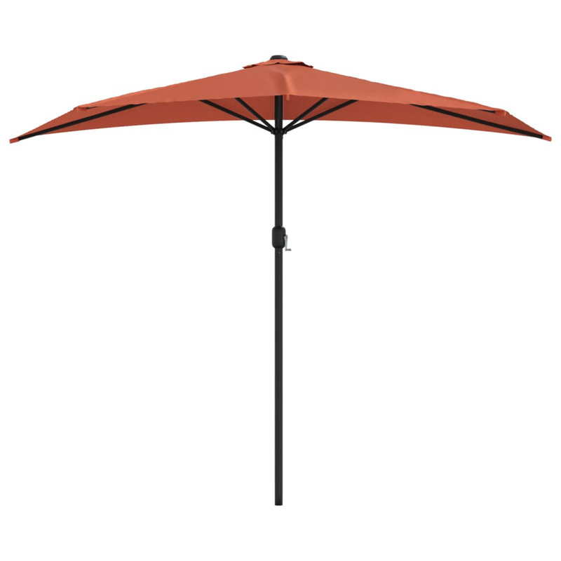  Balcon parasol en aluminium à moitié