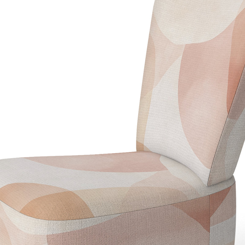 Chaise rembourrée Abstract Minimalisme, Side Chair Armless