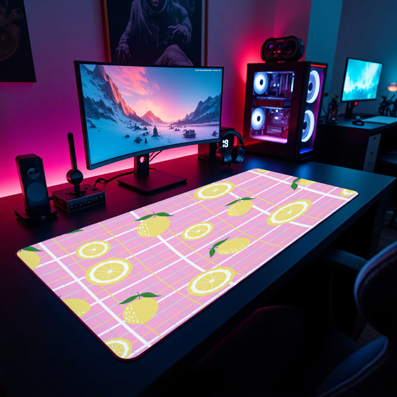 Polyester Desk Pad, 31.5x15.5