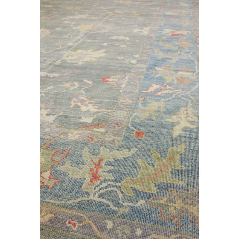 Oushak Rugs One-of-a-Kind Rectangle 12'2" X 15' Area Rug