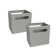 Collapsible Mini-Storage Bin with Two Handles