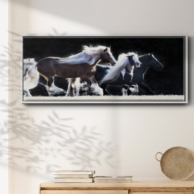 «Horse Motion X», toile encadrée, H 24 po x l 60 po