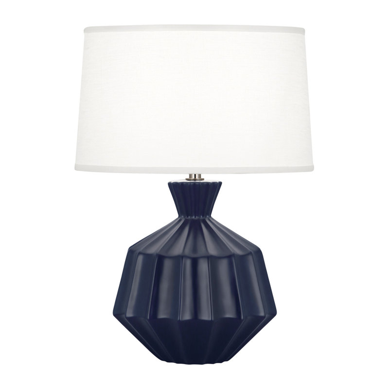 Small Orion Accent Lamp, Matte Midnight Blue