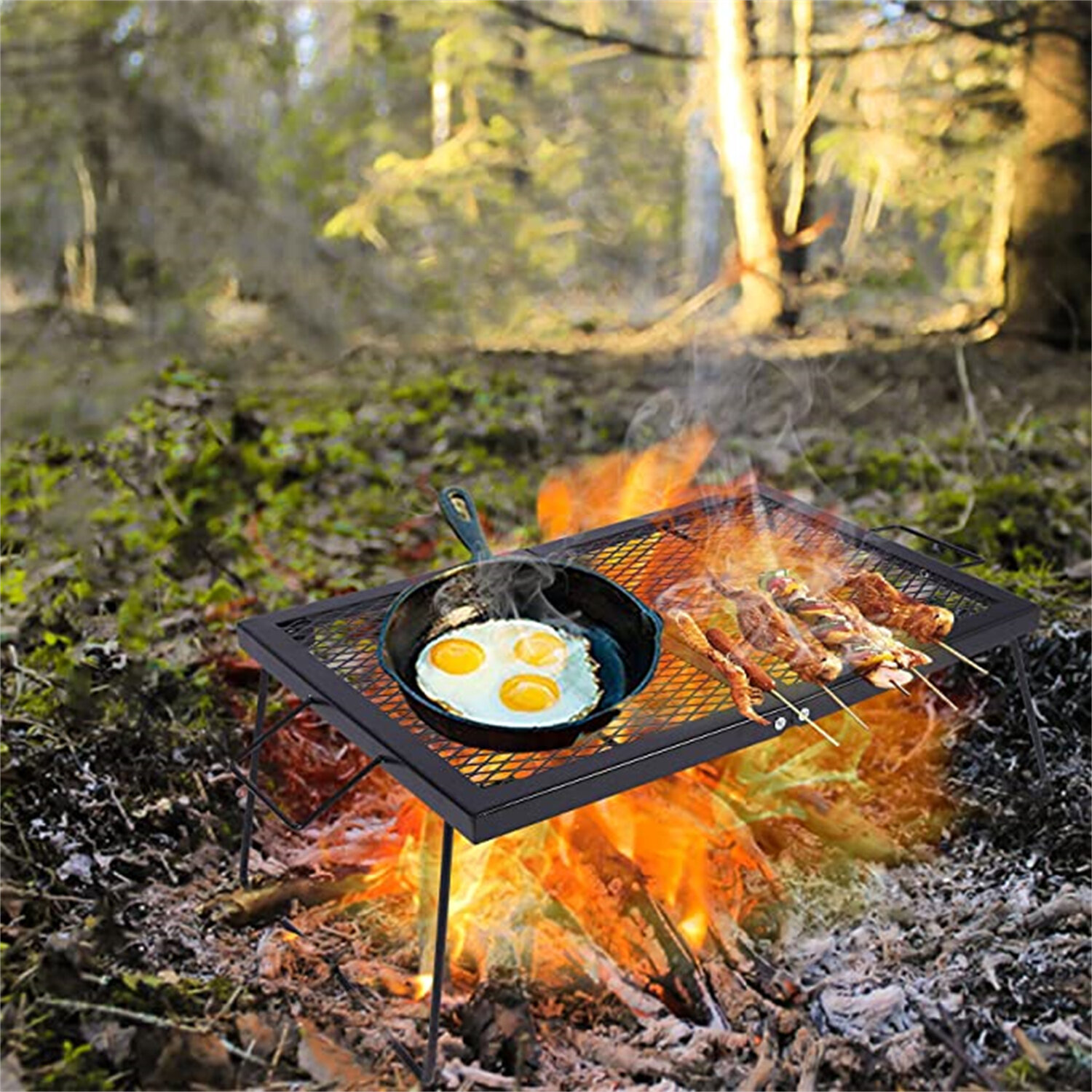 Outsunny Barbecue au charbon de bois portatif de table d'extérieur 23,5 po  Outsunny et Commentaires - Wayfair Canada