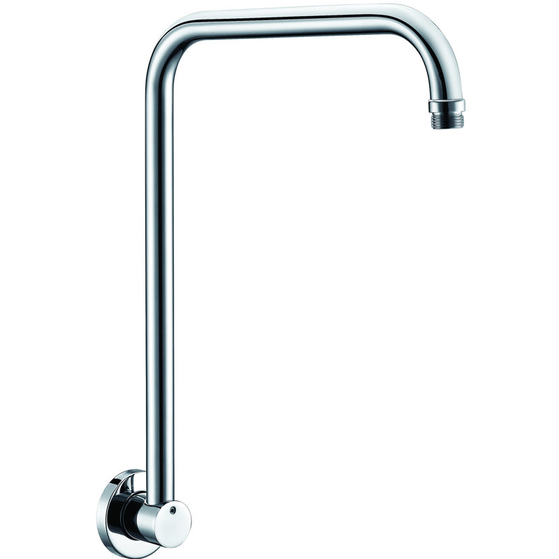 Bras de douche mural 12 po, Chrome poli