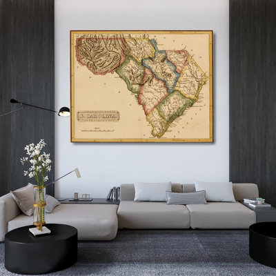 «Lark Manor ™», reproduction d'art sur toile tendue sous le nom de South Carolina 1817