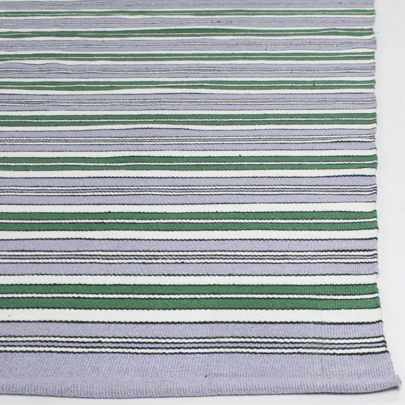 Tapis lilas en polyester tissé à plat Lauren Ralph Lauren, Rectangle de 5 pi x 8 pi