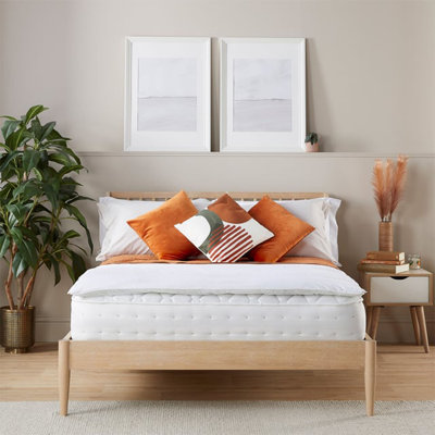 Slumberdown Sleep Soundly Climate Control 3cm Medium Support Mattress Topper