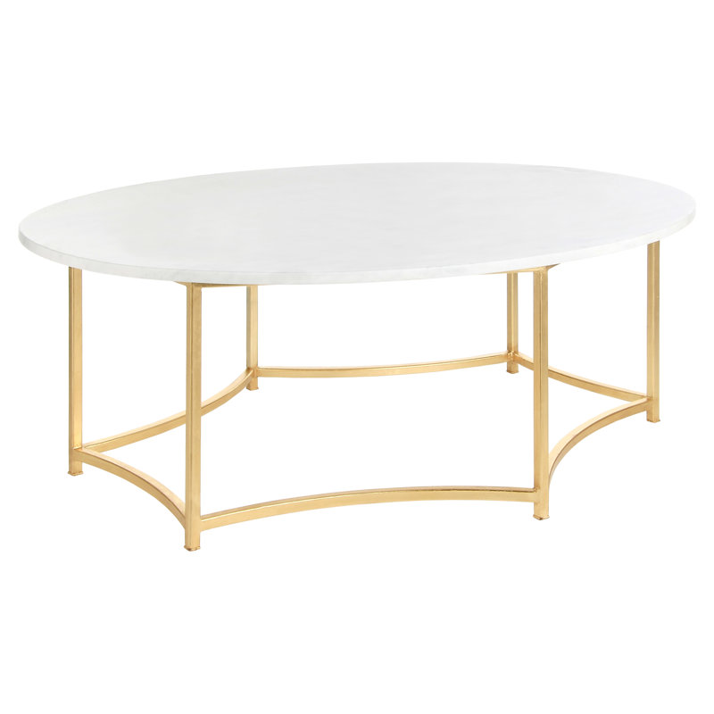 Megan 6 Legs Coffee Table, Carrera Marble