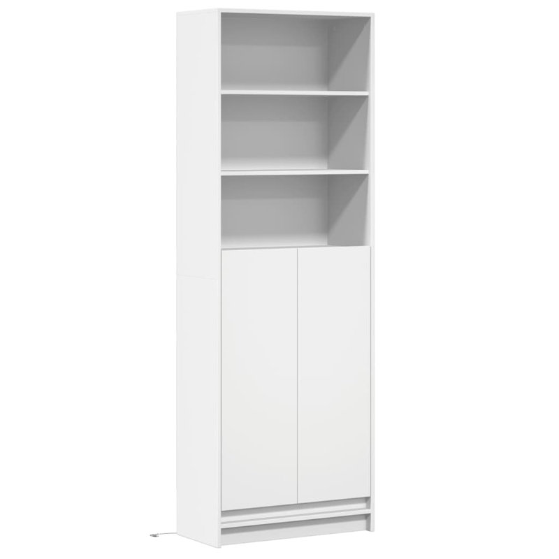 Antons 200cm H x 69cm W Bookcase, White