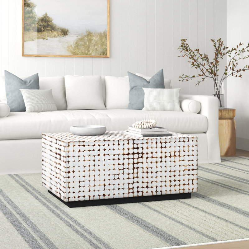 Table basse Abeale, Blanc