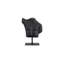 Victor Cast Alumiinum Sculpture Aged Black-1974268073