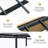 Revan Ebern Designs Bed Frame With Headboard, Platform Bed Frame With 4 Storage Drawers & Hidden Storage, Bookcase Bed Frame With Charging Station-170167246-173747421