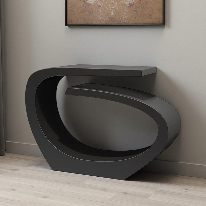 Metal Console Table, 31.5" H x 39.4" W x 11.8" D