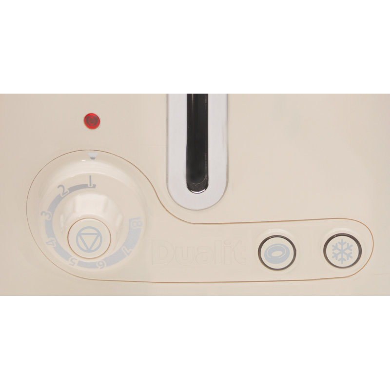 Dualit 2 Slice Lite Toaster, Canvas White