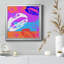Baiser - Cadre photo, reproduction d'art sur toile-85535841-85535845