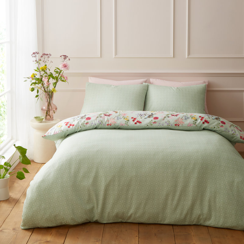 RHS x CL Birds In Bloom So Soft Duvet Cover Set, Double