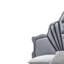 Grand lit en velours gris Dante