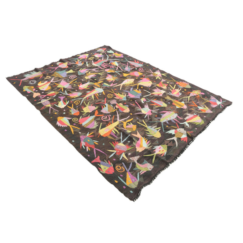 Tapis brun foncé Nathanael