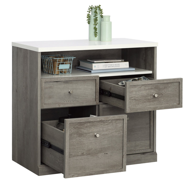 Armoire de rangement, finition brune