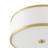 Modern 3-Light Drum Flush Mount Ceiling Light