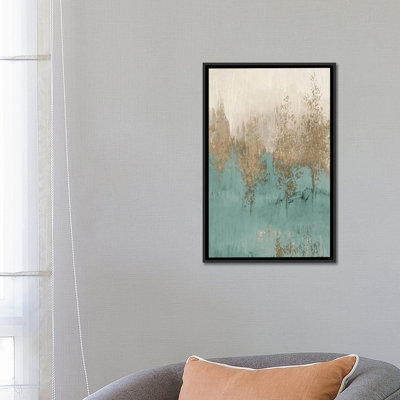 «Through The Gold Trees Abstract II» par Lanie Loreth - Giclée sur toile tendue avec châssis