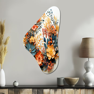 Brecken - art mural asymétrique en forme de couronne Boomerang