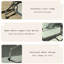 Miroirs pleine longueur rectangulaires en acier inoxydable