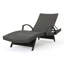 Fauteuil en osier avec accoudoirs Salem