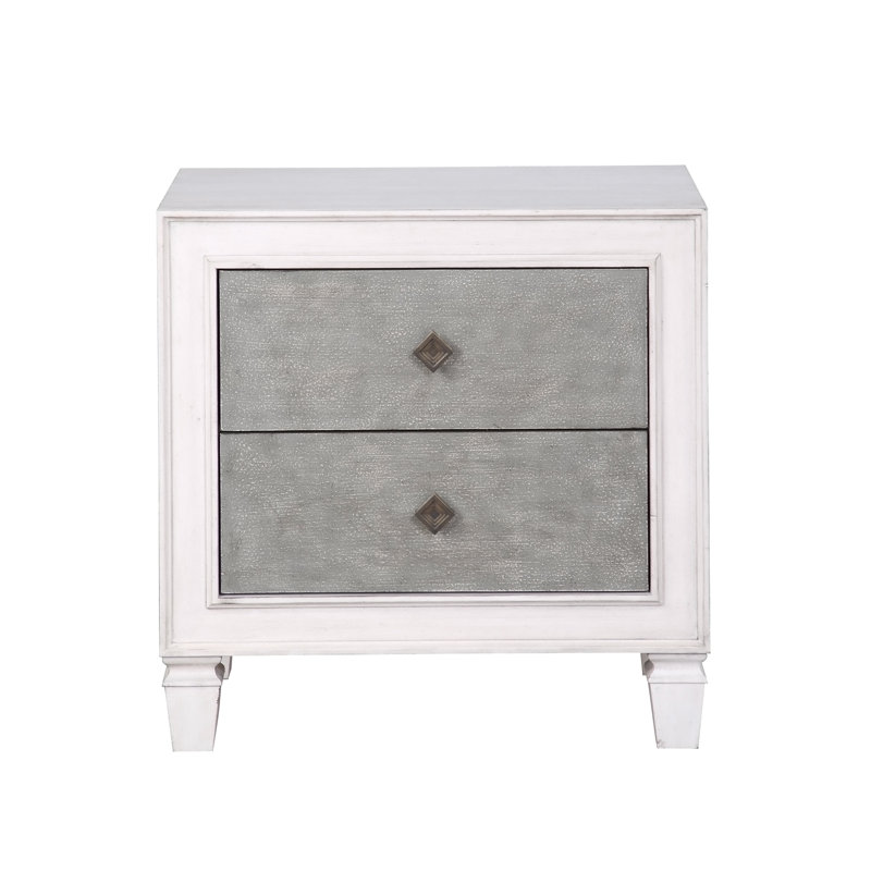Nightstand in Rustic Finish