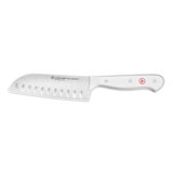 WÜSTHOF Gourmet White 5" Santoku, Hollow Edge