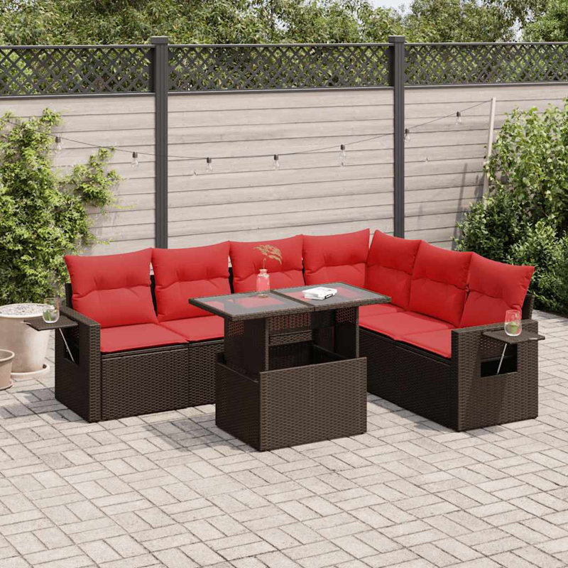 62cm Wide Patio Sofa with Cushions