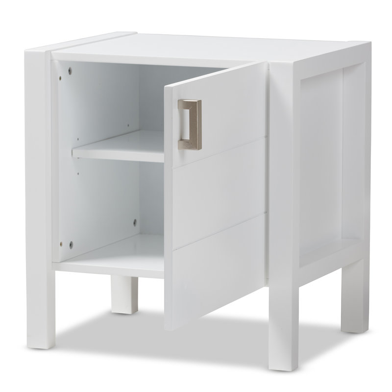 Matz 20.87'' W Nightstand, White