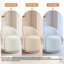 Integrated Barrel Armless Swivel Fabric Dining Chair-1588366704