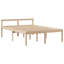 Bookcase Bed Without Mattress Solid Wood Pine-705379742